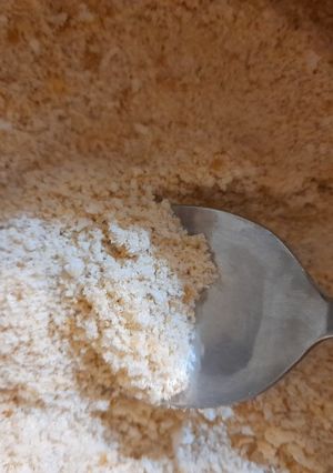 عکسی از دستور آرد سوخاری خانگی ترد خوشمزه
