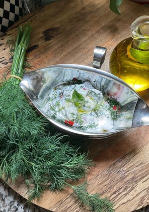 Une photo de 🥣🍀Sauce Aneth 🥛Yaourt Grec 🍃