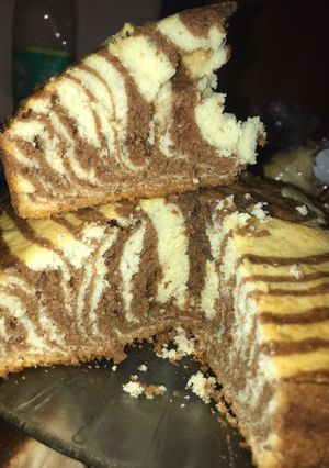Una foto de Torta veteada