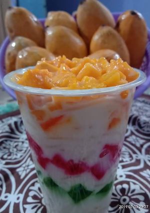 A picture of Mango 🥭 rabri mastani.