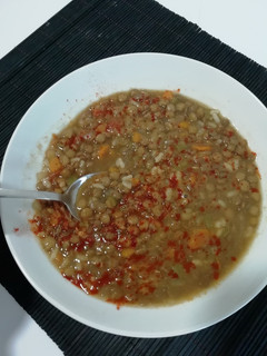 Una foto de Lentejas con verduras