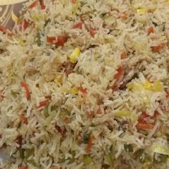 A picture of Egg fried rice.