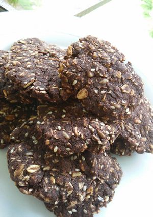 Una foto de Chocó galletas de avena integral 🍪