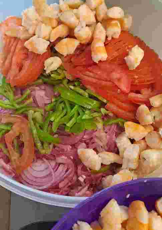 Una foto de Ceviche ecuatoriano