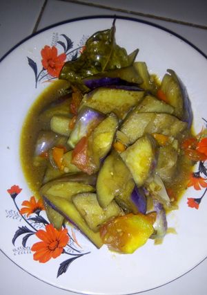Foto resep Tumis terong ungu