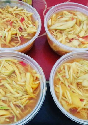 Foto resep Rujak serut mangga muda