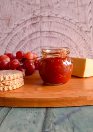 A picture of Tomato, Chilli and Red Onion Chutney.