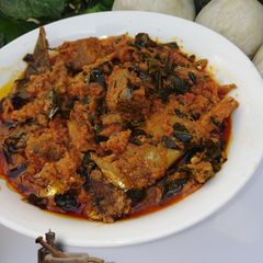 A picture of Egusi soup.