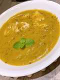 Coconut Milk Pumpkin Soup with Dumplings