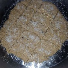 A picture of Suji ka jama hua halwa.