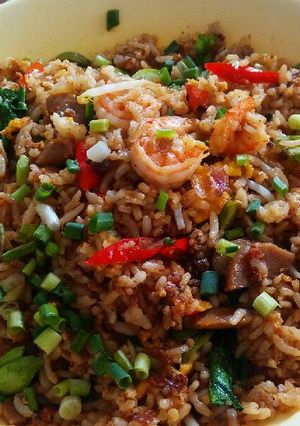 Foto resep Nasi goreng komplit pake pedas