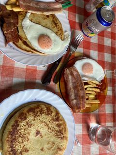 Una foto de Tortitas americanas sin lactosa