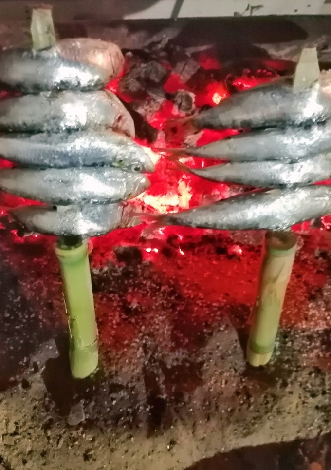 Una foto de Espeto de sardinas