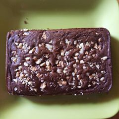 A picture of Instant coffee brownie.