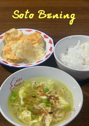 Foto resep Soto Bening Ayam