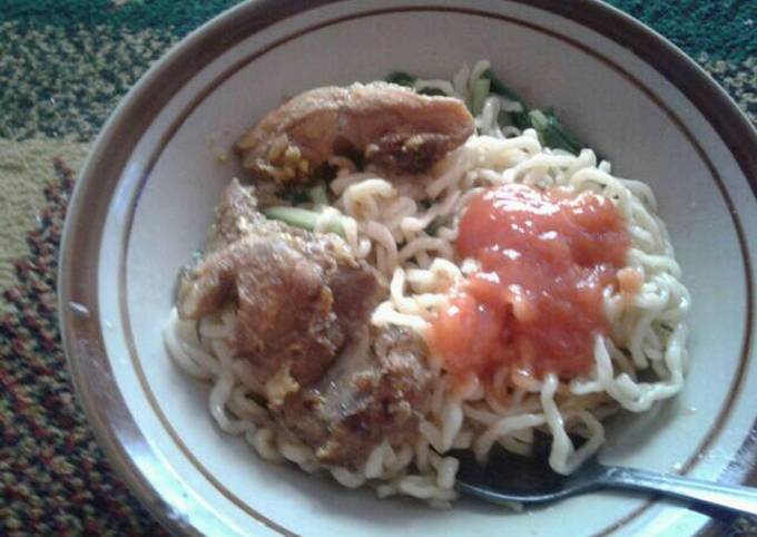 Mie ayam ala rumahan