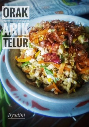 Foto resep Orak Arik Telur
