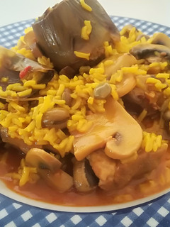 Una foto de Arroz con costillas (Olla Gm g)