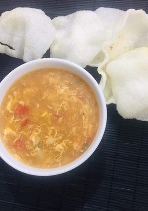 A picture of Hot n sour Soup.
