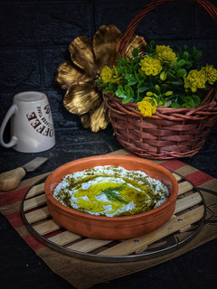 صورة لوصفة لبنة تركية بالشبنت