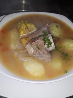 Una foto de Sopa de costillas