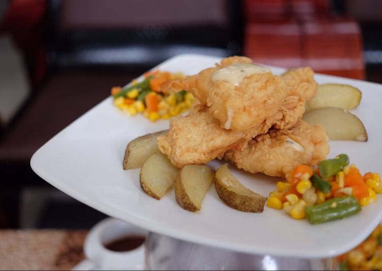Resep Dory Fish fillet crispy Enak Banget