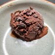 Sorbete de chocolate al mezcal