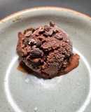 Sorbete de chocolate al mezcal