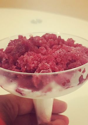 A picture of Berry Granita.