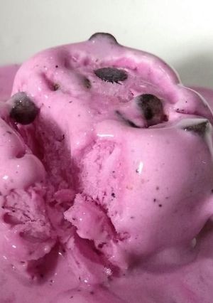 Foto resep Es Cream buah Naga