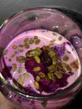 Susu Buah Naga dengan Matcha Granola - Makanan Sehat