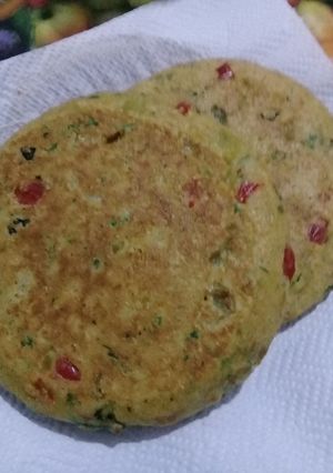 صورة لوصفة بان كيك بالفلفل الأحمر