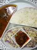Kalay channay & white rice