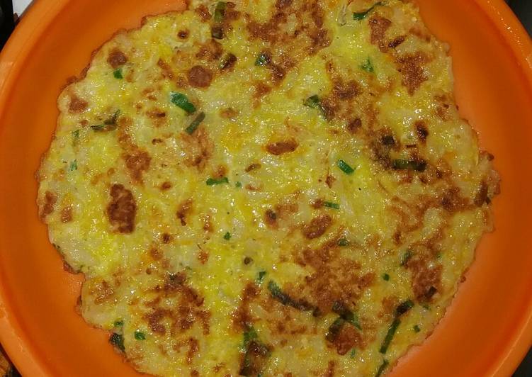 makanan Nasi Telur Dadar (menu GTM) Jadi, Lezat Sekali