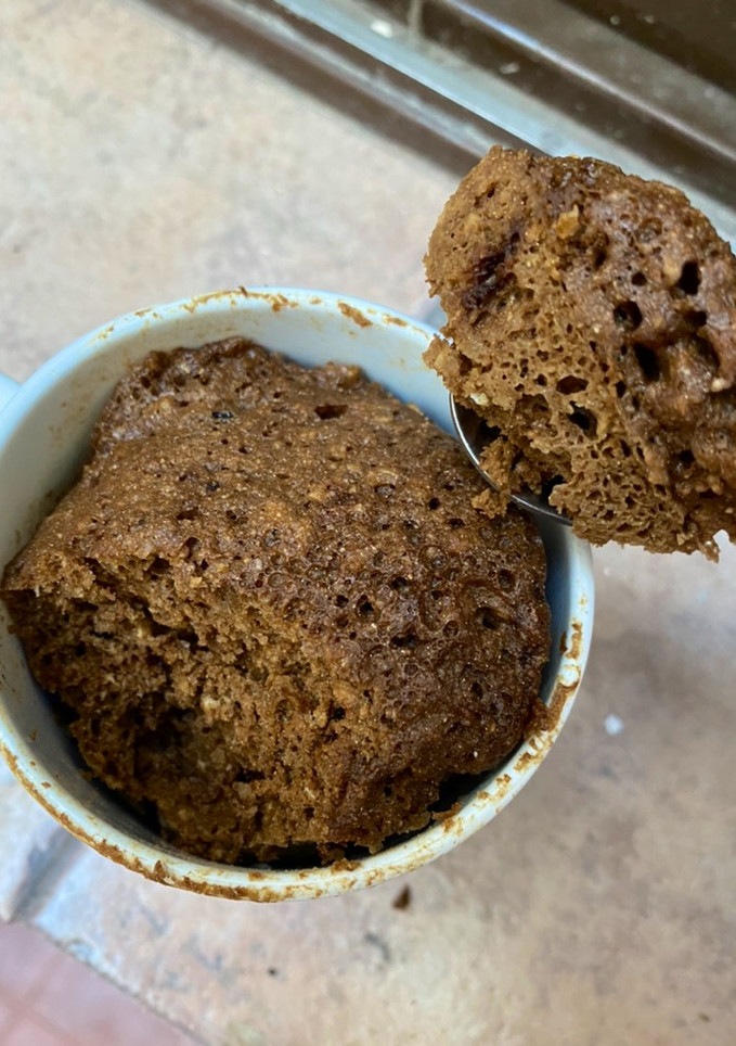 Una foto de Mug cake - torta en taza de café