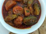 ભરેલા રીંગણ બટાકા નું શાક (Bharela Ringan Bataka Shak Recipe In Gujarati)