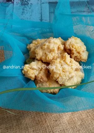 Foto resep Crunchy Cheese Cornflake Cookies