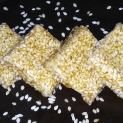 Sesame chikki A picture of Sesame chikki.