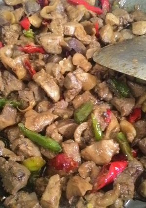 Foto resep Oseng Ati dan Ampela ayam pedas manis (bahan super simple)