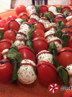 Φωτογραφία της συνταγής Καλαμάκια Caprese