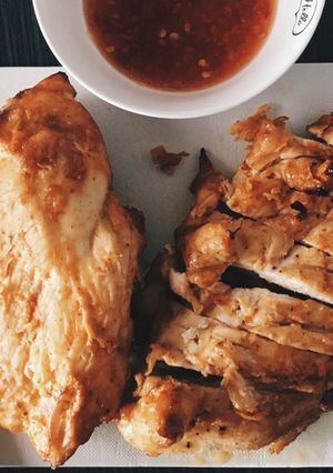 รูปของ อกไก่ย่างสไปซี่