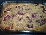 Sour Cherry Cheese Crumb Cake