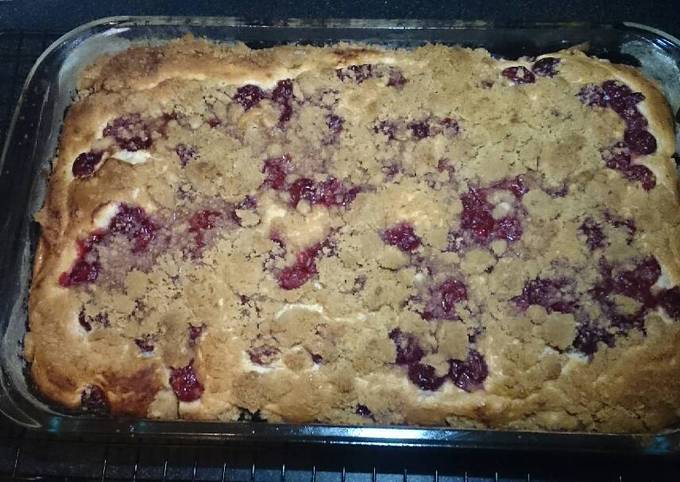 Sour Cherry Cheese Crumb Cake