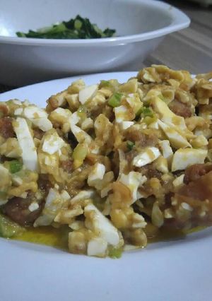 Foto resep Karaage Telur Asin Madu