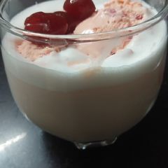 A picture of Ice cream shot.