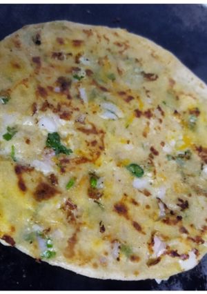 A picture of Cheese stuffed Paratha.