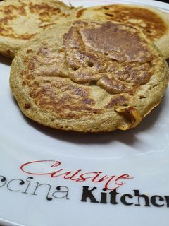 Una foto de Panqueques fit 100% avena