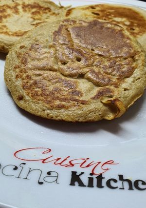 Una foto de Panqueques fit 100% avena