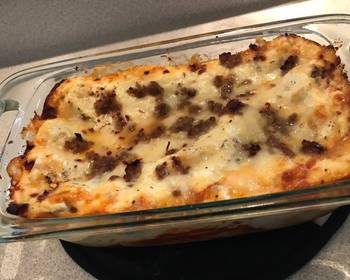 Fresh, Cooking Recipe Lasagna with an Alfredo twist Yummy