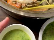 A picture of asian seafood